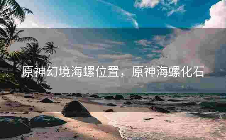 原神幻境海螺位置，原神海螺化石